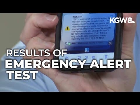 Multnomah County reports on emergency system testing results