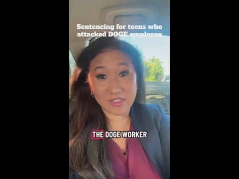 Teens sentenced in DOGE worker assault