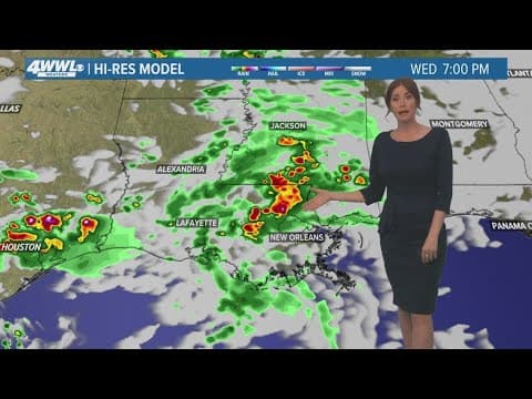New Orleans Weather: Hot, humid with thunderstorms