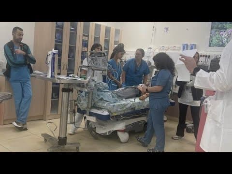 Local doctor treating patients at Israeli trauma center