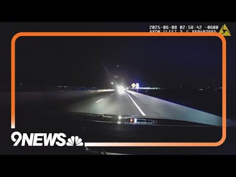 Video shows CSP pursuit of wrong-way driver on I-25