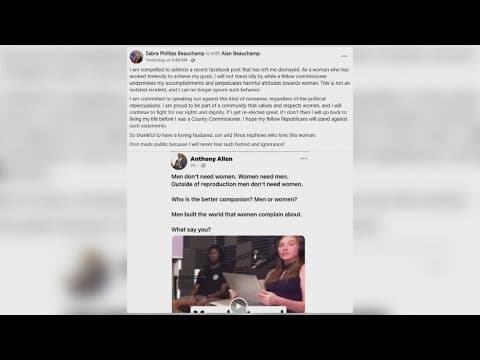 Facebook post from Anderson County Commissioner causes criticism online