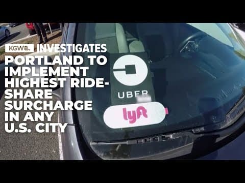City of Portland to charge Uber, Lyft passengers an extra $2 per ride