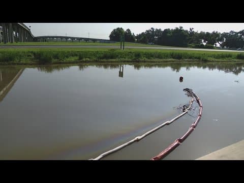 Bayou Lafourche oil spill situation improved, not cleared yet