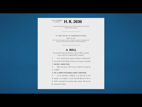 Bill looks to give tax credit to home caregivers