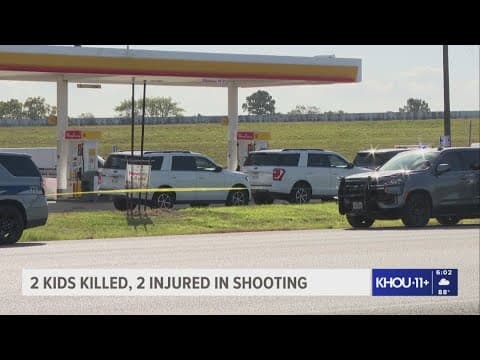 Woman detained after a shooting left 2 kids dead, 2 injured near Angleton