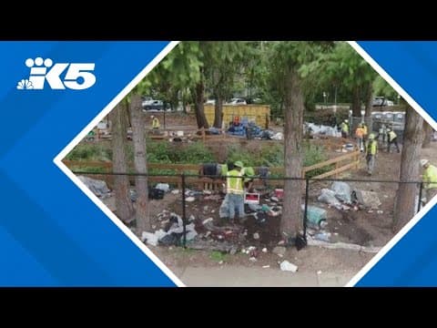 Over 50 people connected to shelter, housing after encampment sweep in Burien