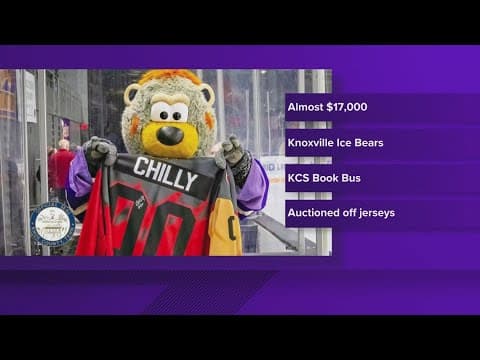 Ice Bears make a large donation to Knox County Schools