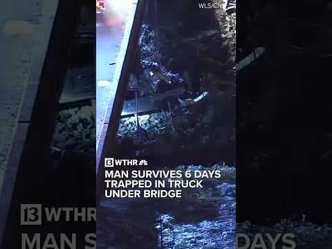 Man survives 6 days off rain water trapped in his truck before fishermen find him