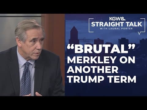 Oregon Senator Jeff Merkley on Donald Trump's re-election: "Brutal."