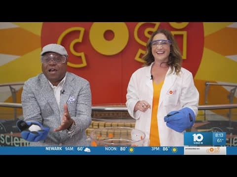 COSI's Dr. B demonstrates 3 science experiments families can do at home