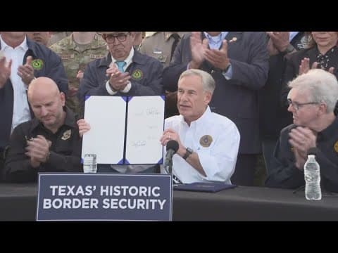 Texas governor signs bill that lets police arrest migrants who enter the US illegally