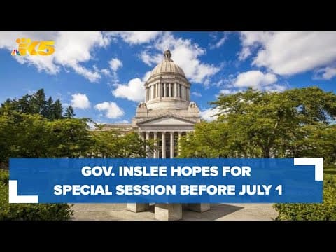 Gov. Inslee hopes lawmakers return to Olympia before drug possession law expires