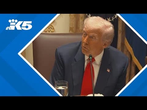 President Trump threatens cuts unless Democrats concede