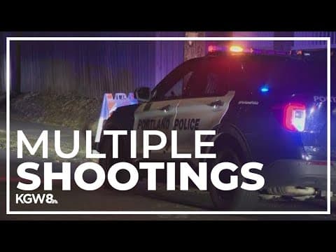 2 dead, 1 injured after multiple shootings, stabbing overnight in Portland