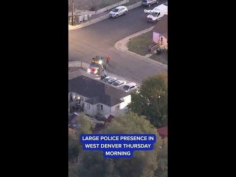 SWAT scene in west Denver