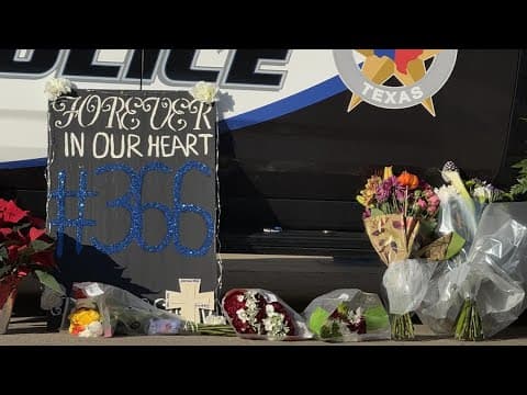 Tributes, condolences pour in after Texas officer's death