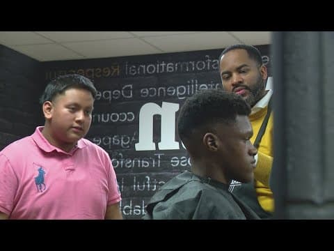 Indy teacher creates barbershop program to give students free haircuts, help