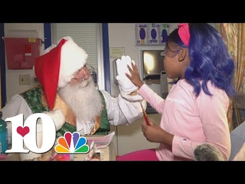 Santa Claus bringing some cheer to East Tennessee Children's Hospital patients