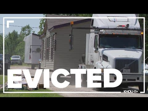 More than 50 families evicted from mobile home park in north Houston