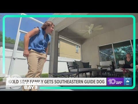 Tampa Bay Gold Star family gets a Southeastern Guide Dog as they grieve the loss of a veteran