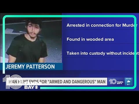 'Armed and dangerous' man wanted in connection to Brooksville murder arrested