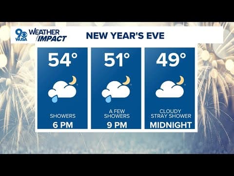 DMV Morning Forecast: Dec. 31, 2024 | A damp end to 2024