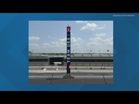 IMS honors Team USA at Olympics with pylon graphic