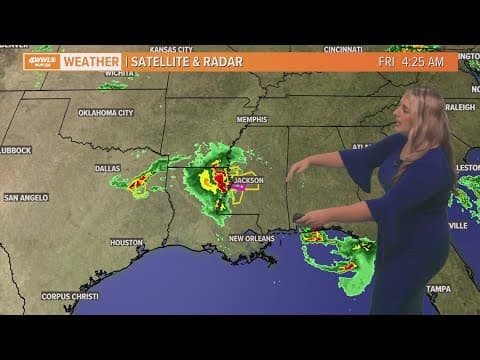 Severe storms possible Friday morning; blazing heat continues