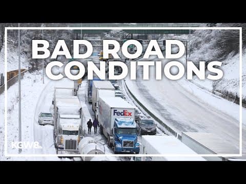 Portland news: Cars left abandoned in snow storm | Thursday, Feb. 23