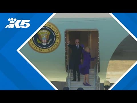 Former President Joe Biden and former First Lady Jill Biden depart Washington D.C.