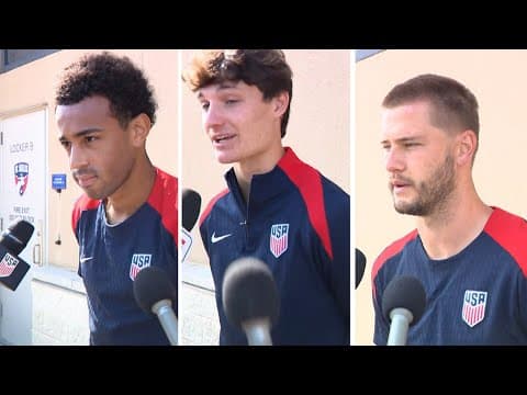 USMNT's Tyler Adams, Paxten Aaronson, Walker Zimmerman speak before Gold Cup match vs. Haiti 6.21.25