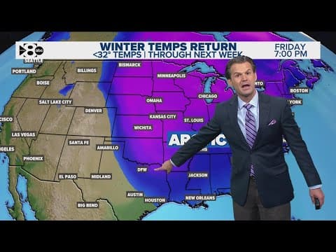 DFW Weather | More chilly weather on the way next week in 14 day forecast