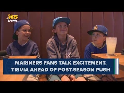 Fans talk Seattle Mariners excitement, answer trivia ahead of push for post-season