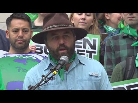 Environmental groups rally against DC budget