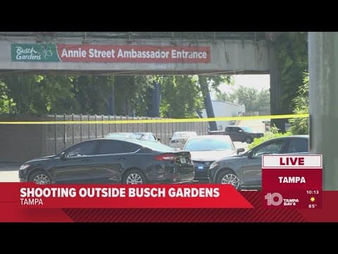 Tampa police officer shot near Busch Gardens