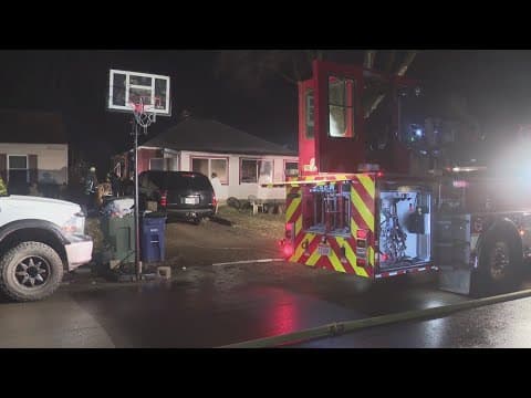 4 people safe after house fire in north Columbus