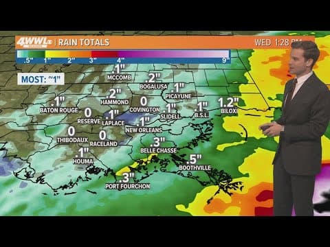 Weather: Gulf low sends showers and stronger winds