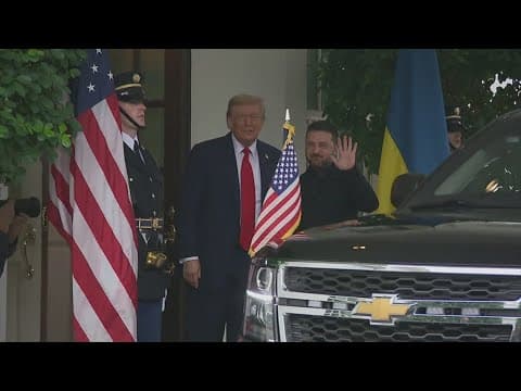 Trump meets with President Zelenskyy to discuss Russian ceasefire