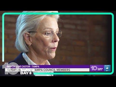 Tampa Mayor Jane Castor sworn into office along with other members of the city council