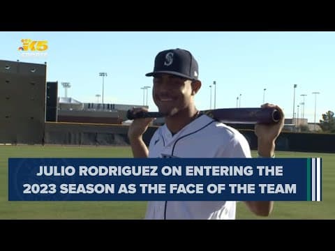 Julio Rodriguez on entering the 2023 season as the face of the Mariners franchise