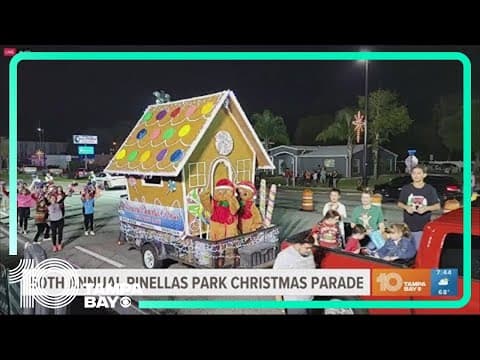 50th annual Pinellas Park Christmas Parade features locals, floats, and Santa