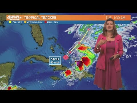 Tuesday 5 am Tropical Update: Oscar heads out into the Atlantic, no threat to Gulf