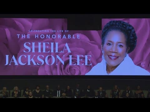 How Congresswoman Sheila Jackson Lee was remembered in Celebration of Life service