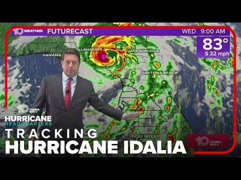 Tracking the Tropics: Hurricane Idalia at Category 2 strength (6:30 p.m. Tuesday)