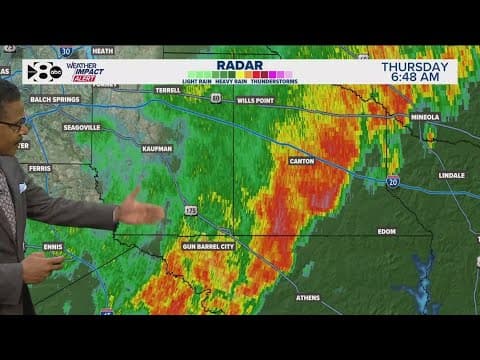 DFW Weather: Storms move out of North Texas but more rain is on the way