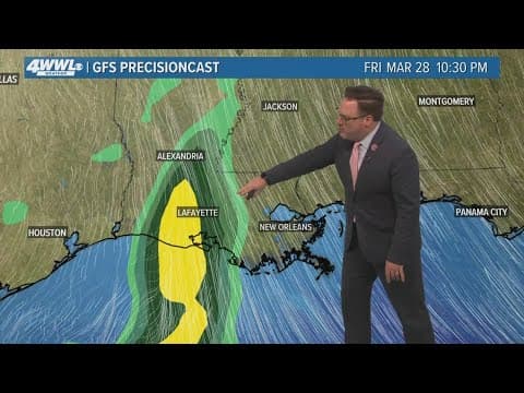 New Orleans Weather: Increasing clouds mid to late week, staying warm