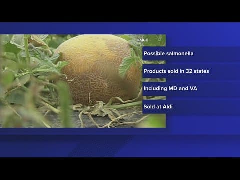 Salmonella in cantaloupes sickens dozens in 15 states including Virginia and Maryland, U.S. health o