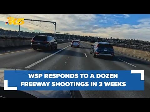 WSP responds to 12th freeway shooting this month