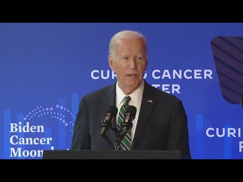 President Biden speaks at Cancer Moonshot Event in New Orleans